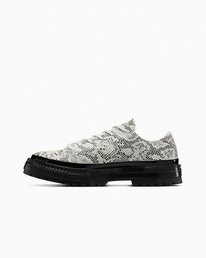 Chuck 70 Formal Suede Snake Print Low Top