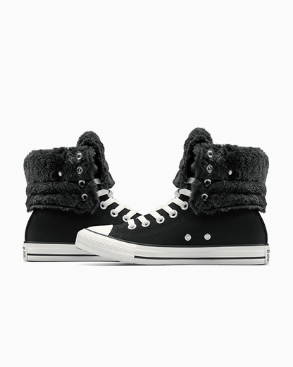 Chuck Taylor All Star Fold Over XHi Faux Fur