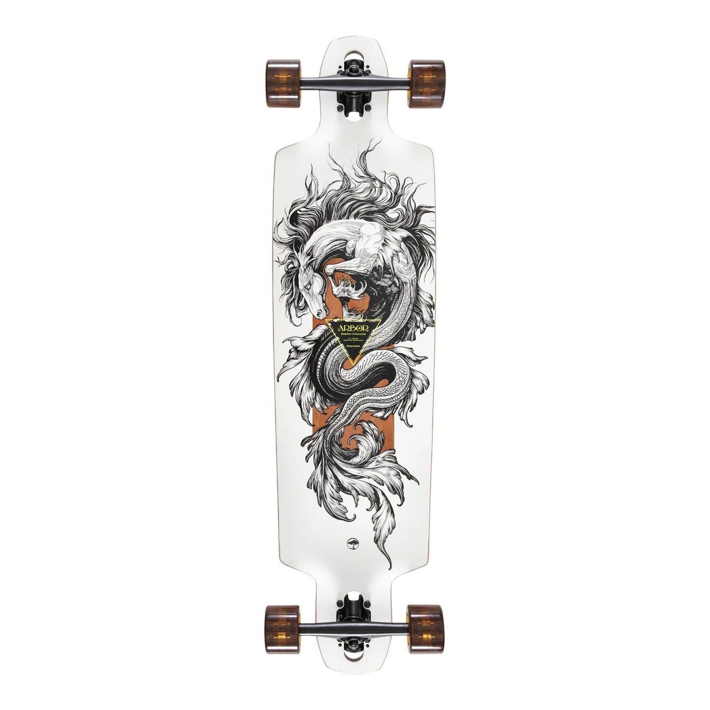 Arbor Longboard Complete Bamboo Dropcruiser K Darmaeva Double Drop 9.75" x 38"