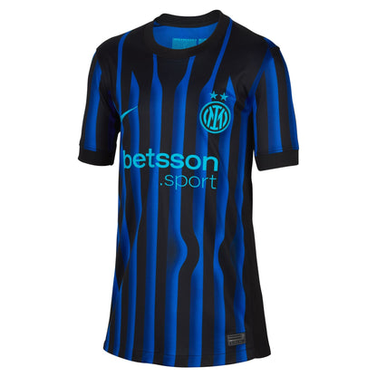 Nike Inter Milan 2025/26 Stadium Home Big Kids' Dri-FIT Soccer Replica Jersey