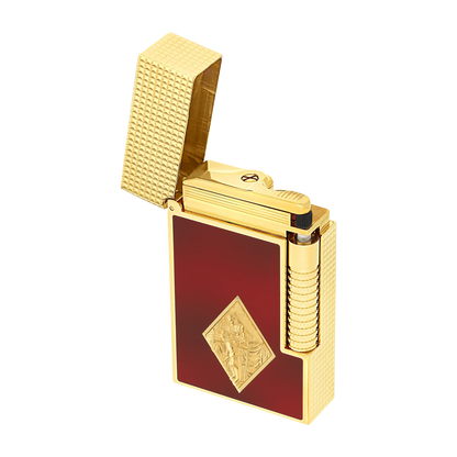 S.T. Dupont Le Grand Lacquered Romeo Y Julieta Burgundy Lighter/Briquet C23050CL