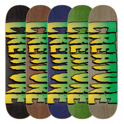 Creature Skateboard Deck Logo Stumps (Assorted) 8.51" x 31.88"