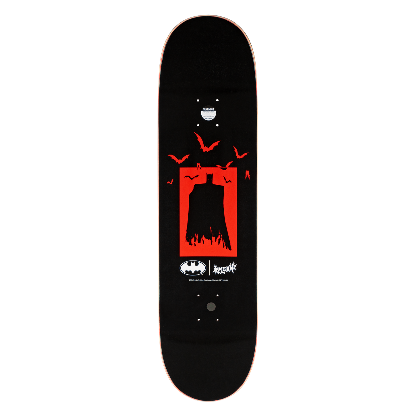 Welcome x Batman Heart of Hush on Popsicle Deck - 8.5″ Bone White