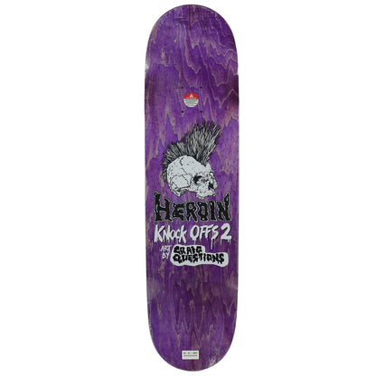 Heroin Skateboard Deck Hayate KO2 Axe Man 8.25" x 31.9"