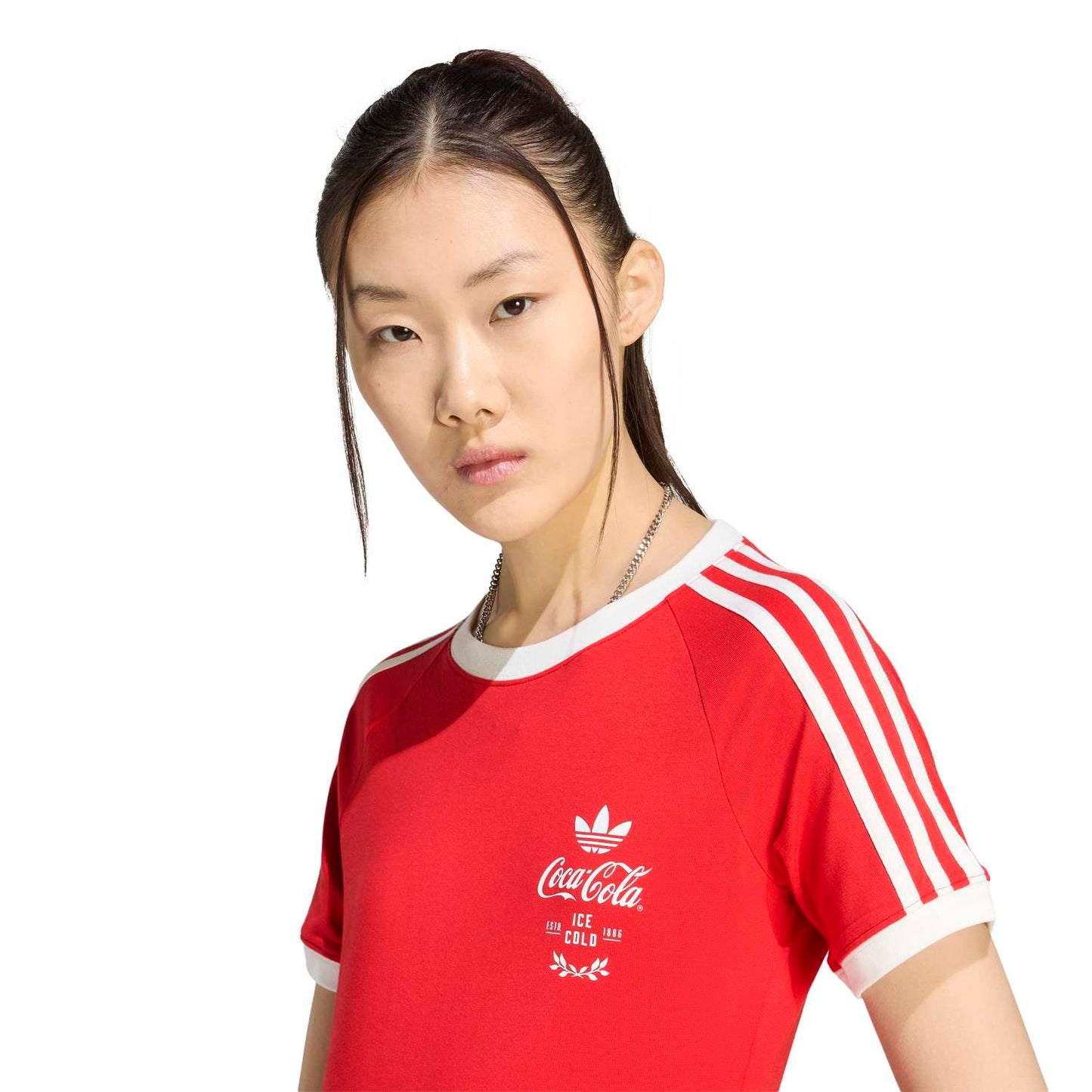 Coca Cola 3-Stripe Graphic Tee - Womens