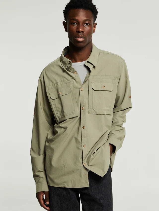 PATAGONIA Camicai Men's Long-Sleeved Self-Guided Sun Shirt cod. 41825 RIVER ROCK GREEN