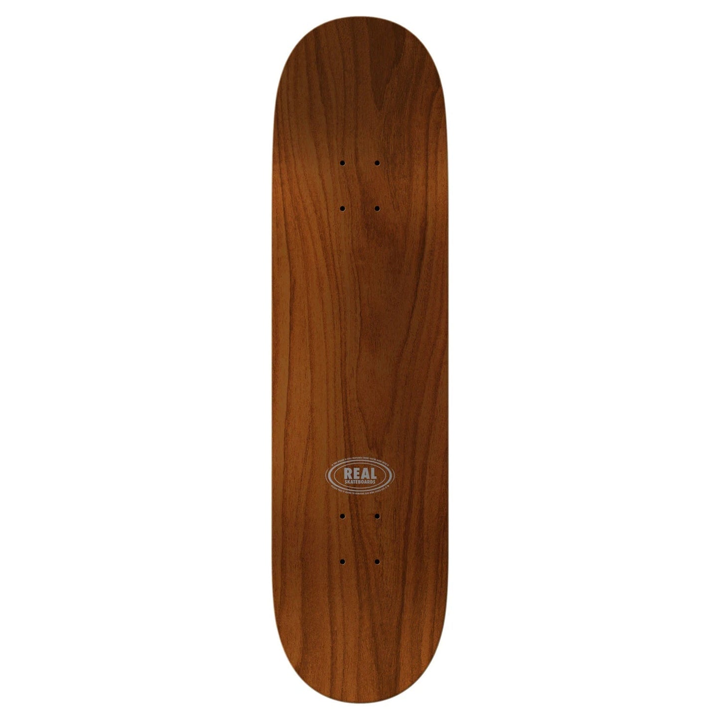 Real Skateboard Deck Classic Oval True Mid Orange 7.5" x 29"