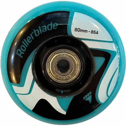 Rollerblade Urban 80mm/85A Wheels with SG7 Bearings (Pack of 4)