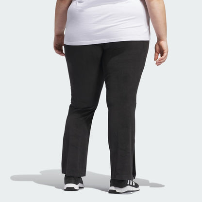 Women's adidas Tiro Cut 3-Stripes Stretchy Velour Flared Leggings (Plus Size)