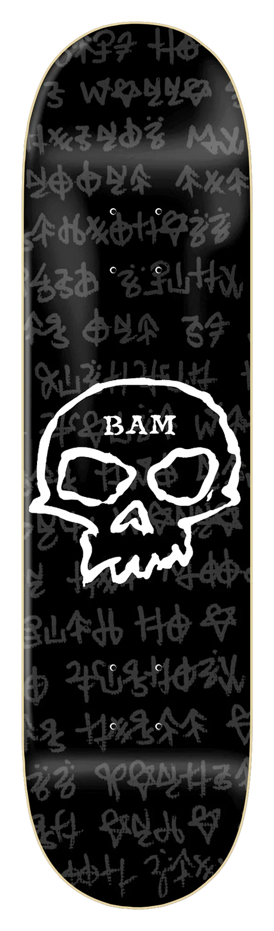 Zero Bam Strigoi Skull Skateboard Deck -  8.25″