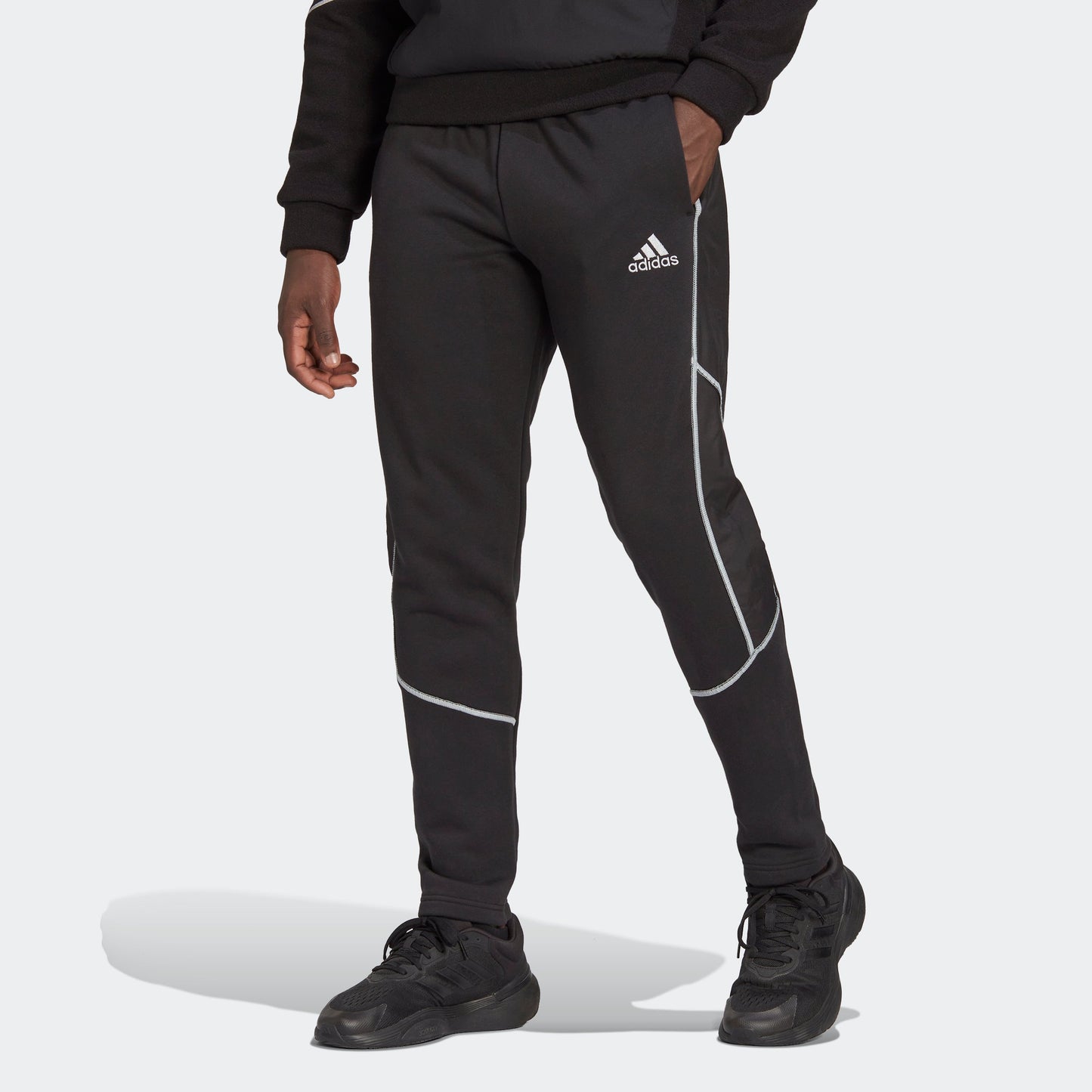 Men's adidas Essentials Reflect-in-the-Dark Fleece Pants