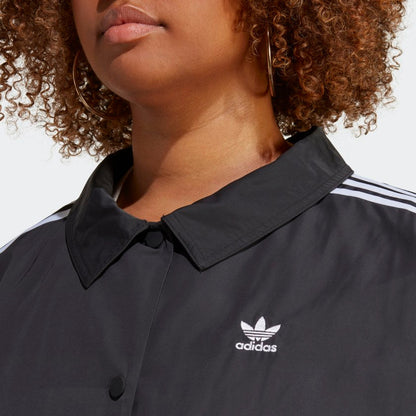 Women's adidas Adicolor Classics 3-Stripes Coach Jacket (Plus Size)