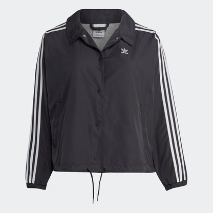 Women's adidas Adicolor Classics 3-Stripes Coach Jacket (Plus Size)