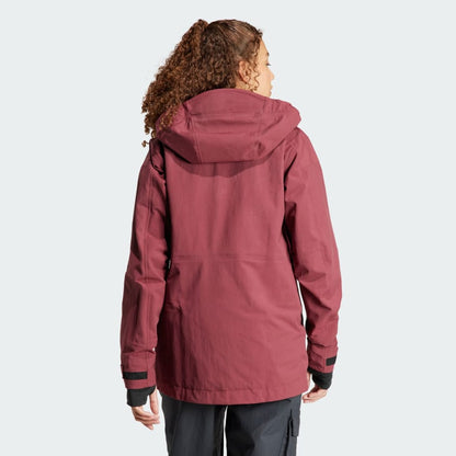Women's adidas Terrex Techrock 3L Post-Consumer Nylon RAIN.RDY Jacket