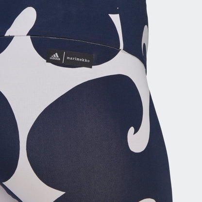Women's adidas Marimekko Rib Knee-Length Short Tights (Plus Size)