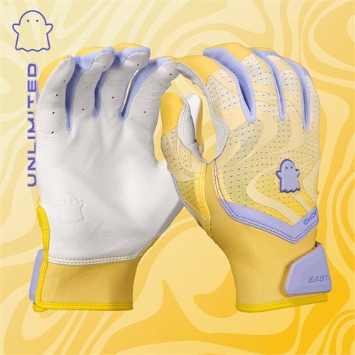 Easton Ghost Ethos Unlimited Fastpitch Batting Gloves Adult Lilac – Premium Grip Softball Gloves with Goatskin Leather Palm