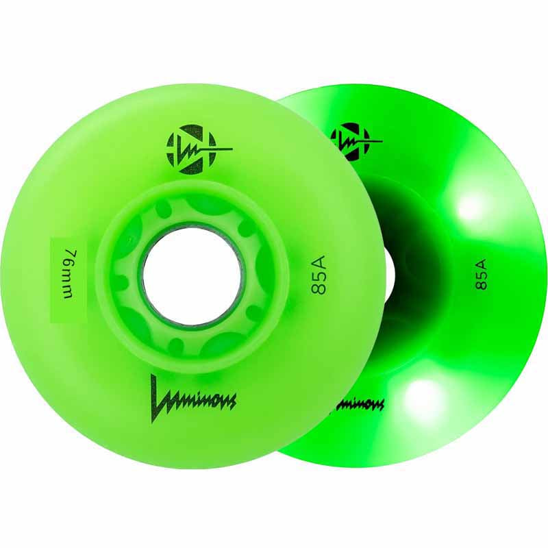Luminous LED 76mm/85A Wheels (Pack of 4)