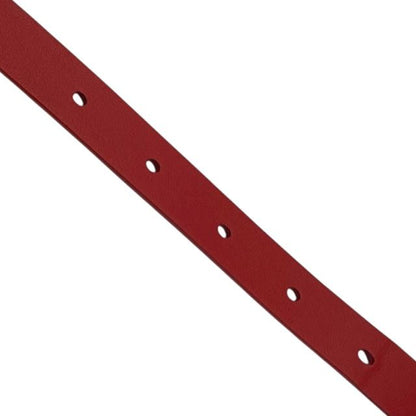 Christian Dior Belt Thin CD Logo Red