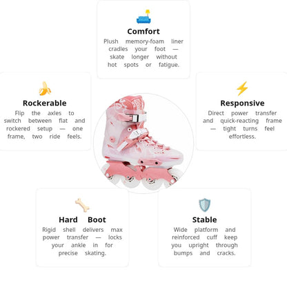 Flying Eagle X5F Spectre Pink Skates
