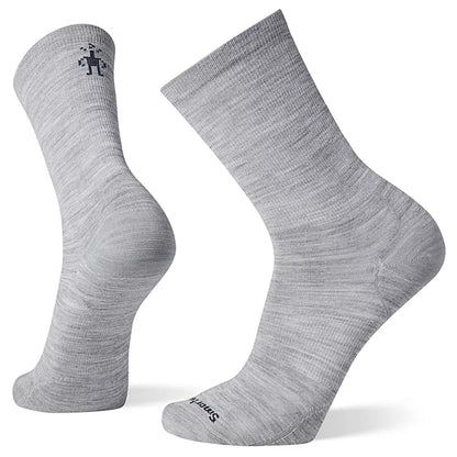Smartwool - Everyday Anchor Line Crew Socks - Unisex - Light Gray