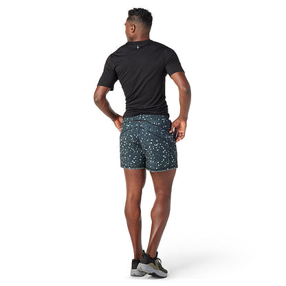Smartwool - Mens Merino Sport Lined Short - Black Composite Print